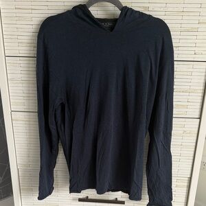 rag & bone Dark Blue Hoodie